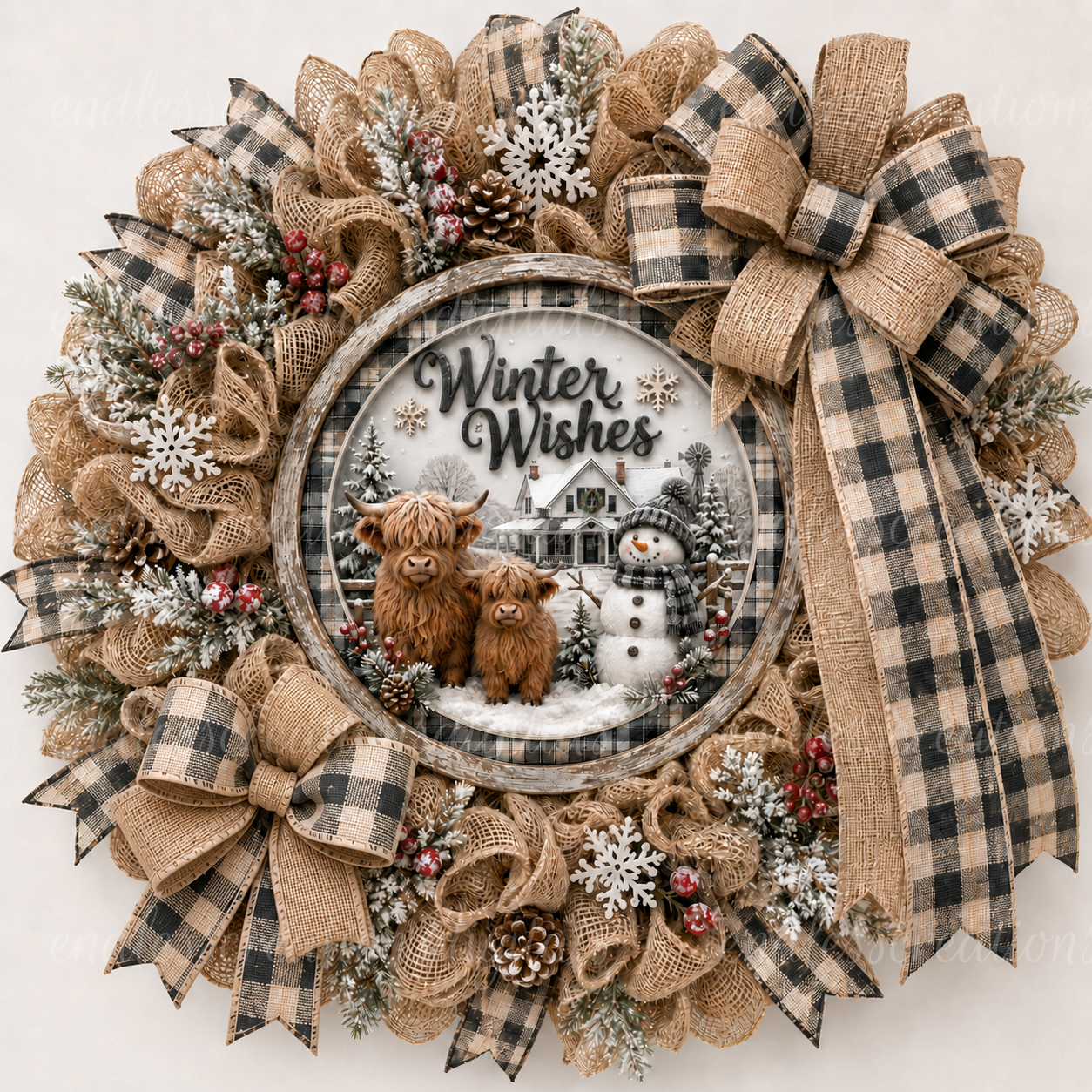 WOODLANDS WINTER WISHES ROUND ONLY