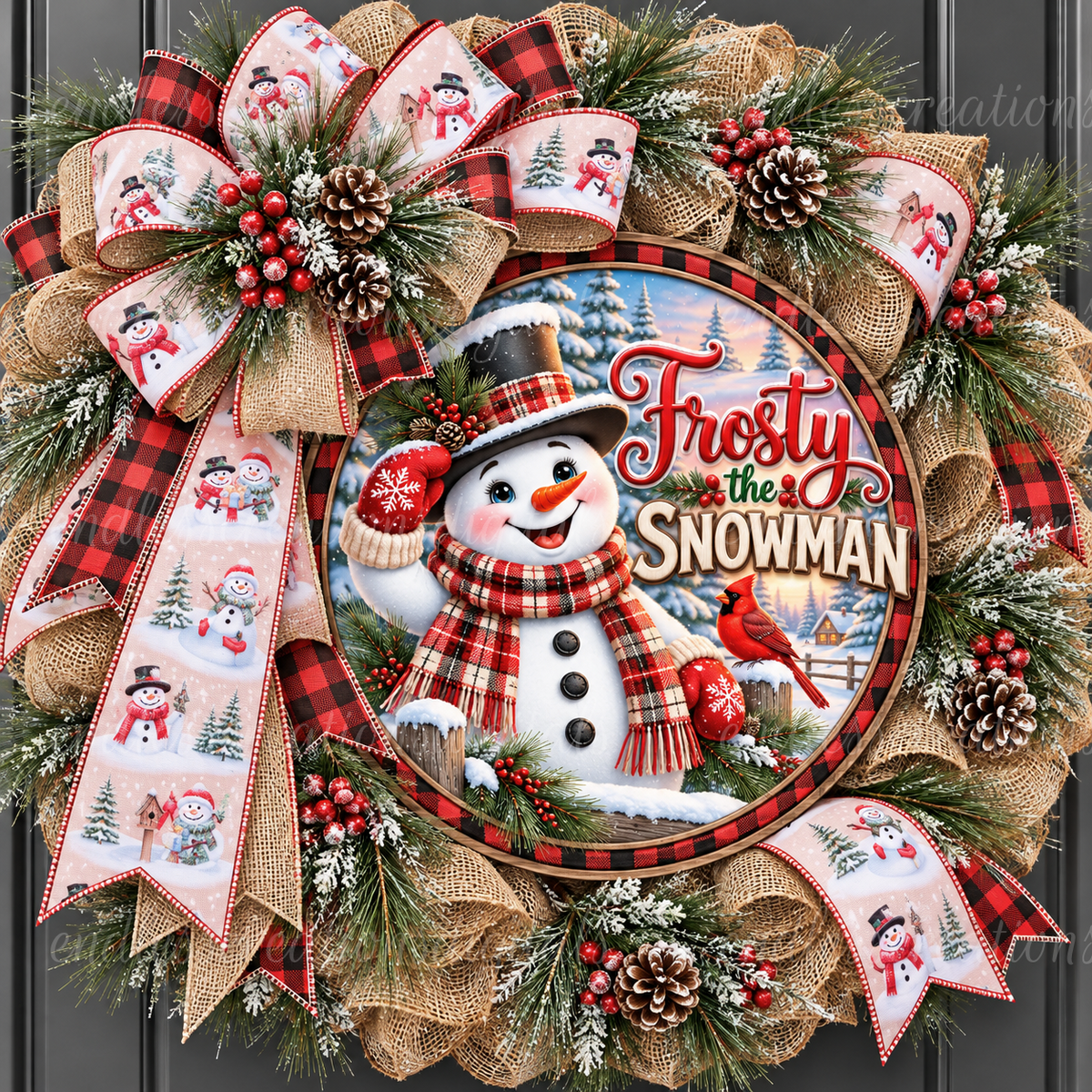 FROSTY SNOWMAN ROUND ONLY