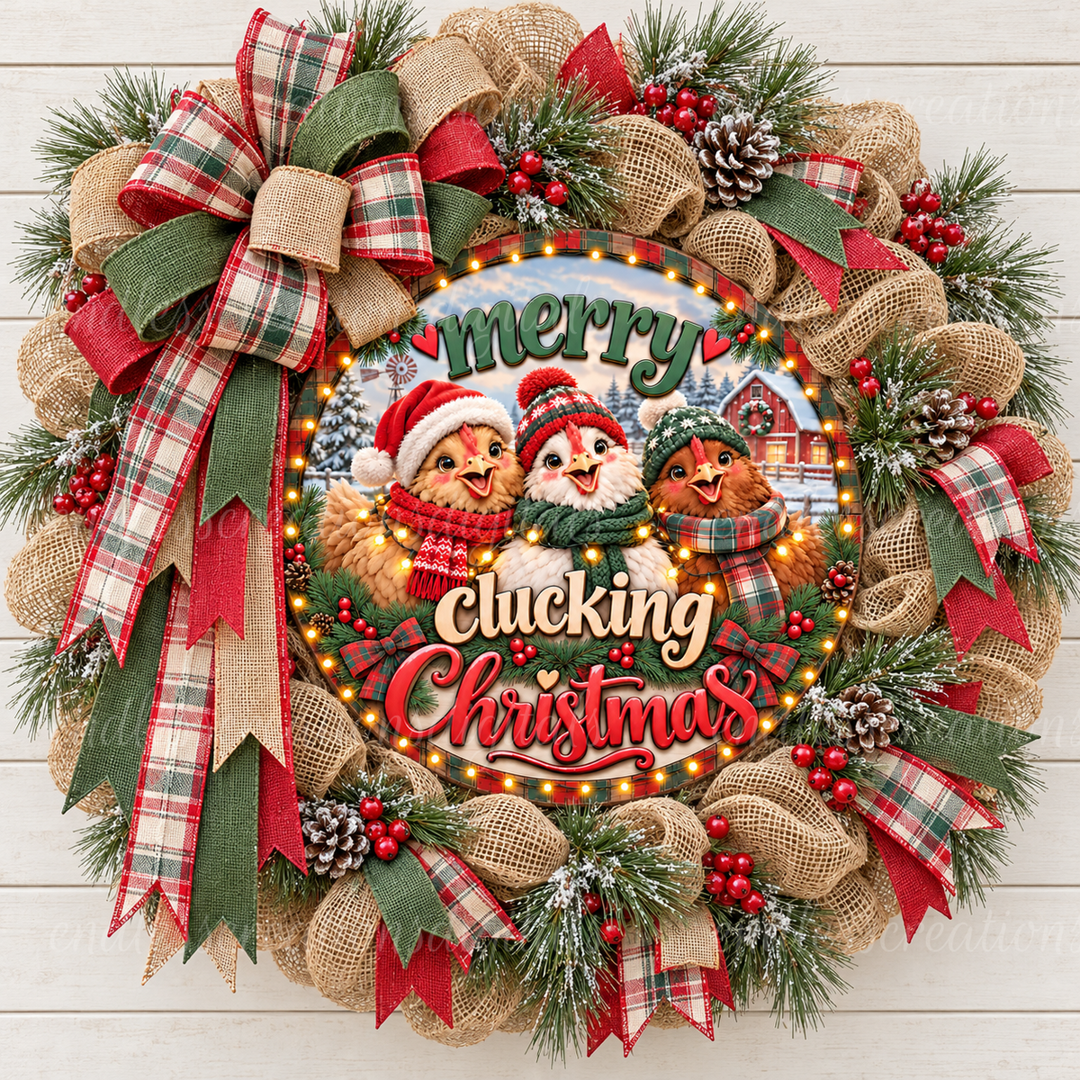 MERRY CLUCKING CHRISTMAS