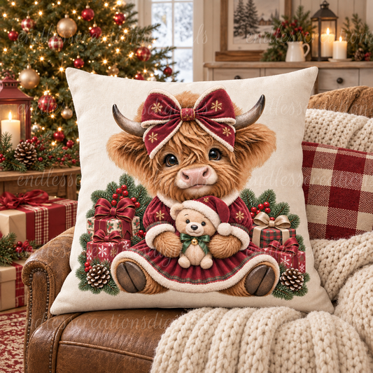 CHRISTMAS GIRLY HIGHLAND TRANSPARENCY