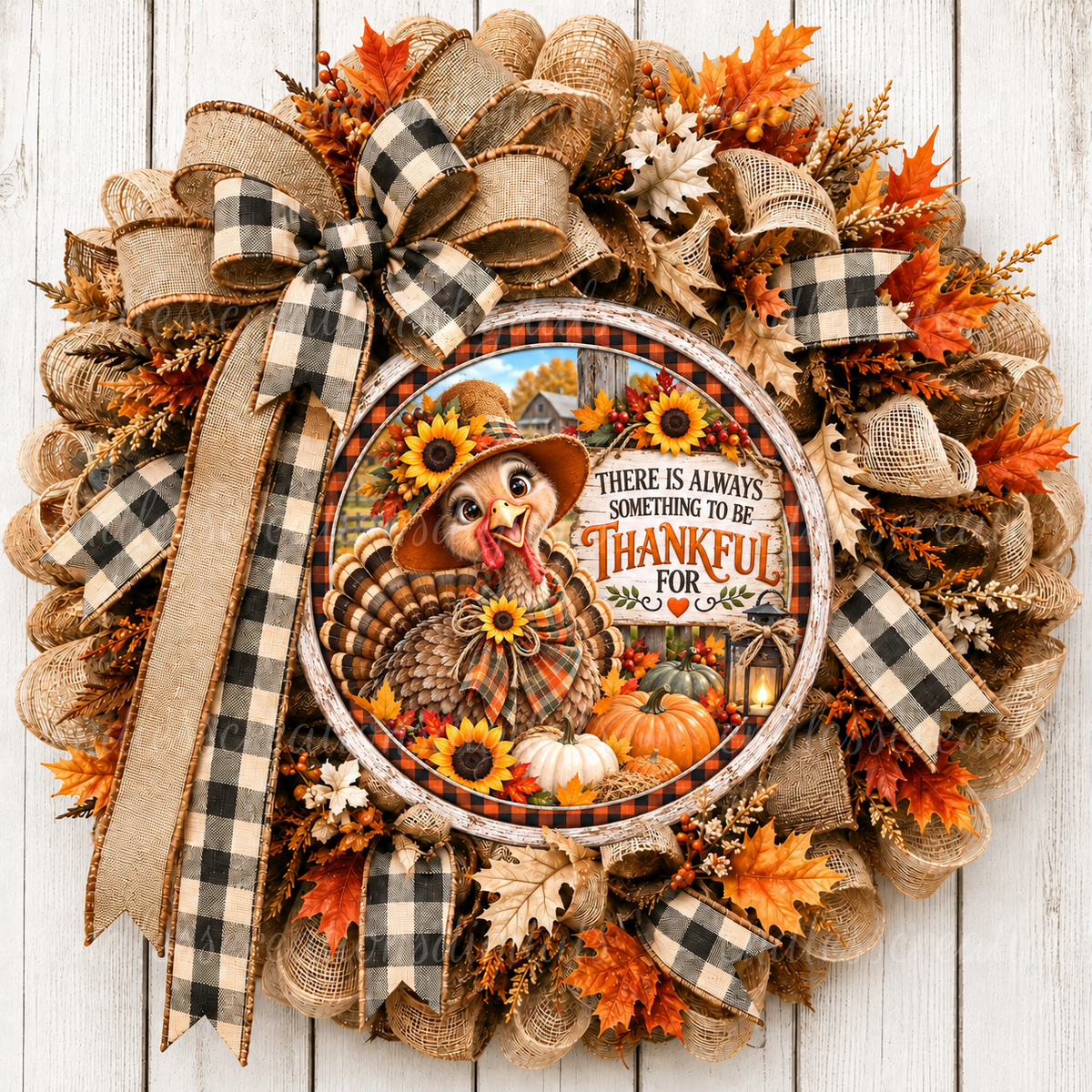 THANKFUL TURKEY ROUND ONLY