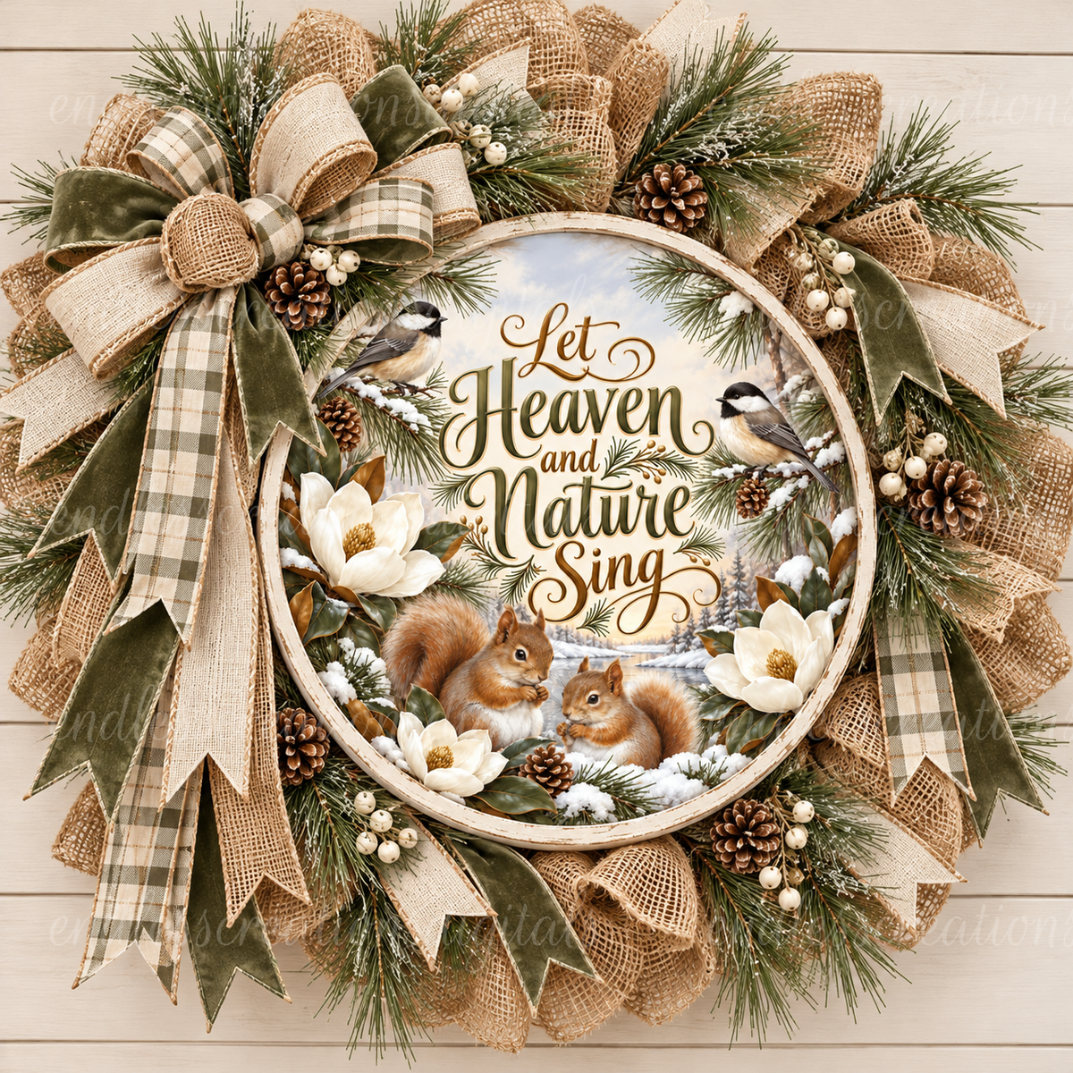 LET HEAVEN AND NATURE SING ROUND ONLY