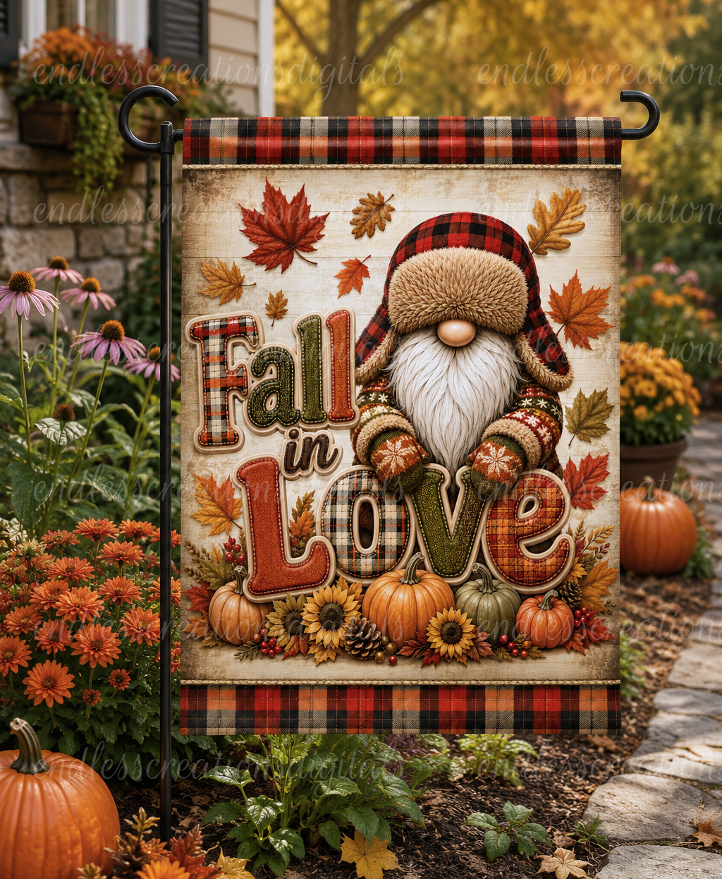 FALL IN LOVE GNOME BUNDLE OF 5