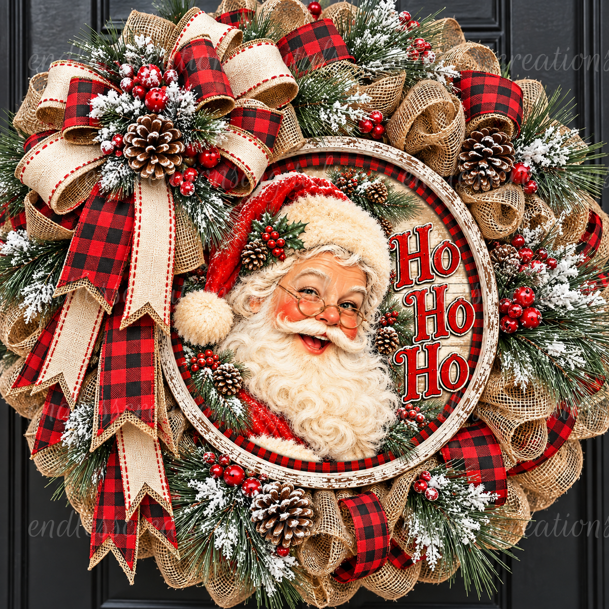 VINTAGE SANTA ROUND ONLY