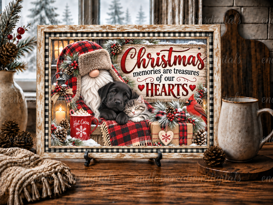 CHRISTMAS MEMORIES CUTTING BOARD DESIGN