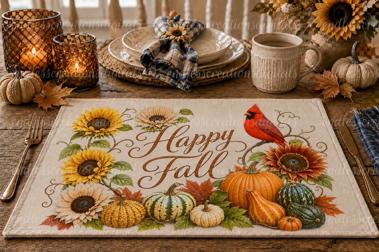 CARDINAL HAPPY FALL TRANSPARENCY BUNDLE OF 3