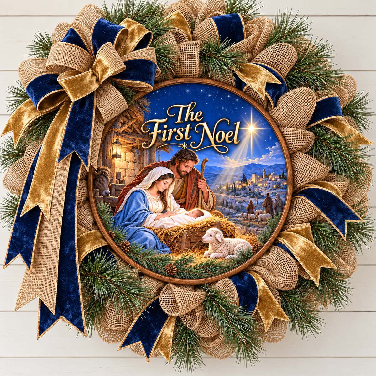 FIRST NOEL ROUND ONLY