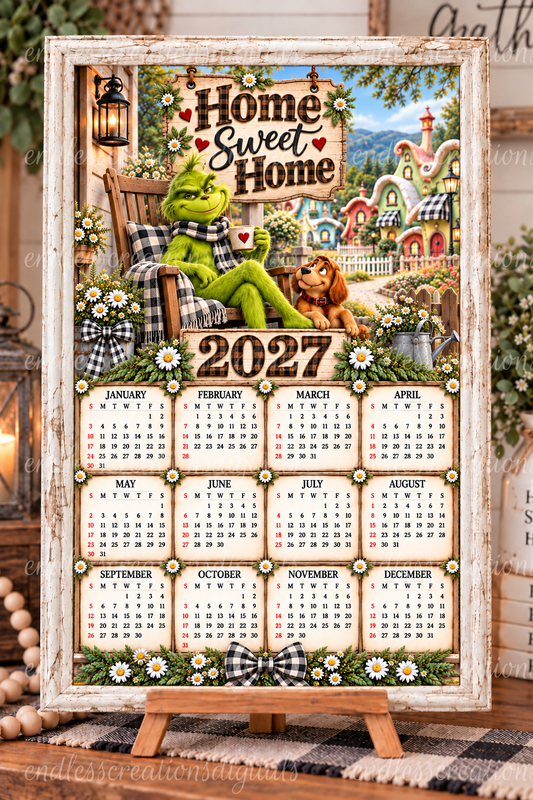 GREEN MONSTER CALENDAR MEMBERS ONLY