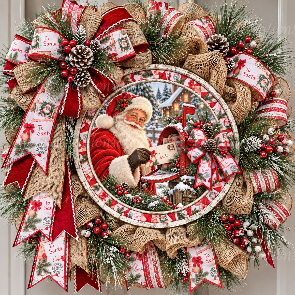 DEAR SANTA ROUND ONLY