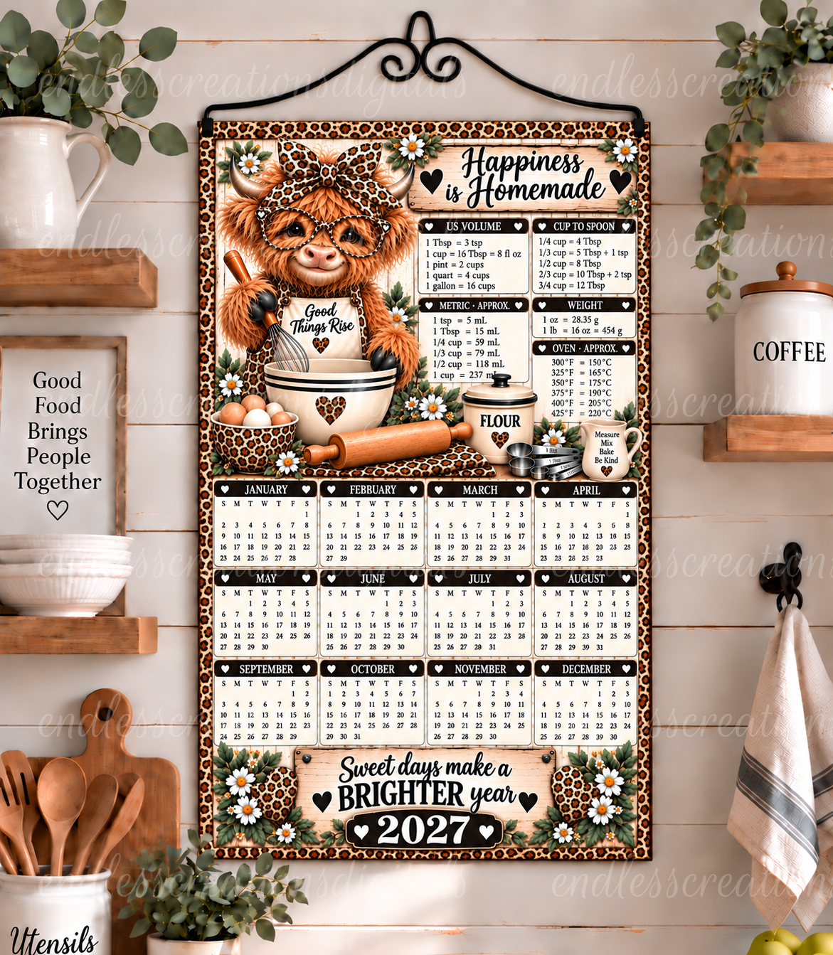 COW CONVERSION CALENDAR