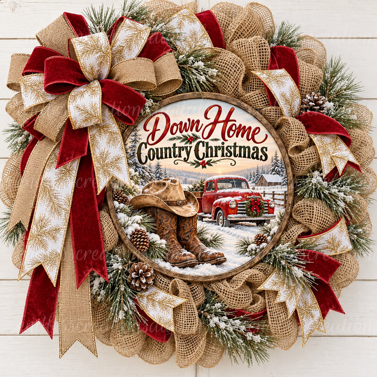 COUNTRY CHRISTMAS ROUND ONLY