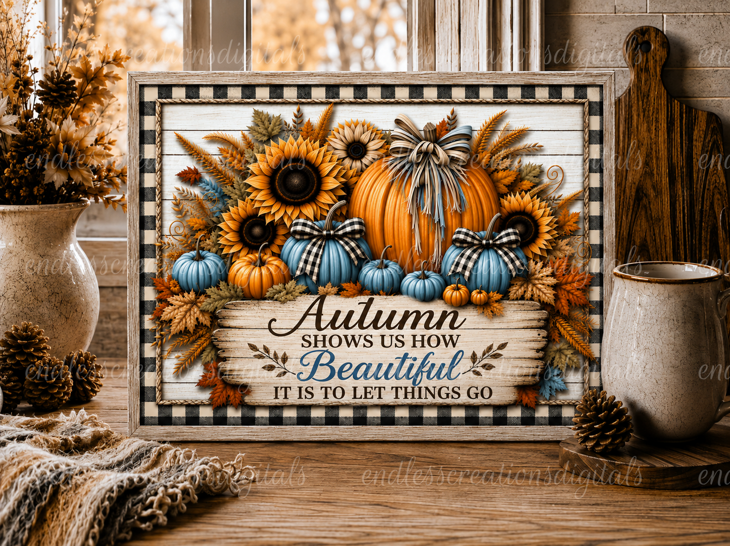 FALL PUMPKIN CUTTING BOARD