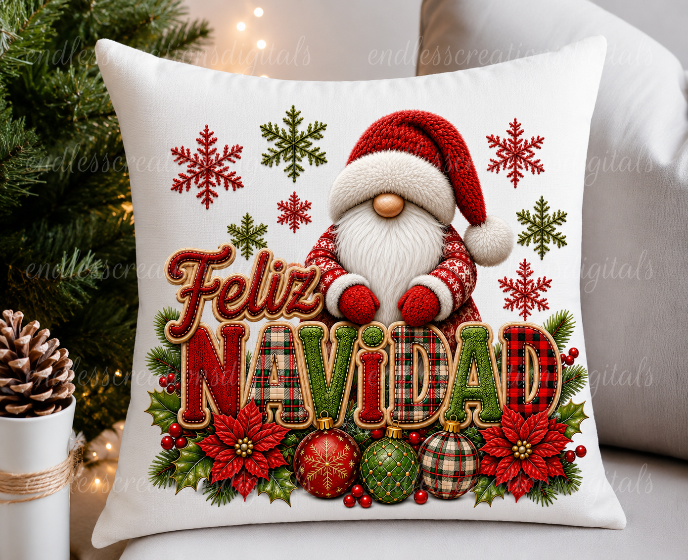 CHRISTMAS GNOME SPANISH BUNDLE OF 5