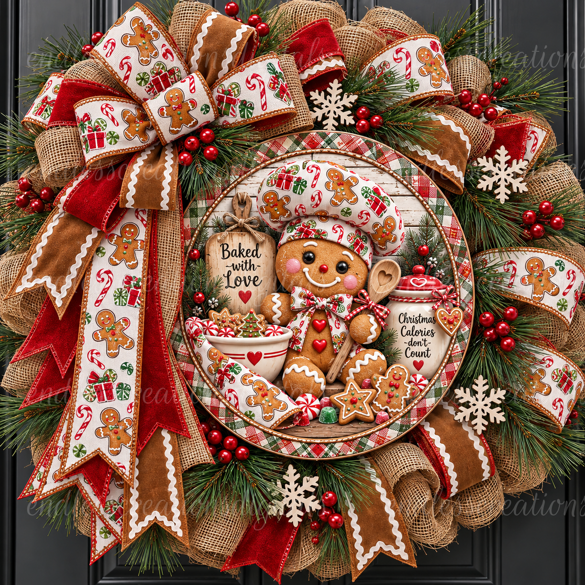 BAKED WITH LOVE GINGERBREAD ROUND ONLY