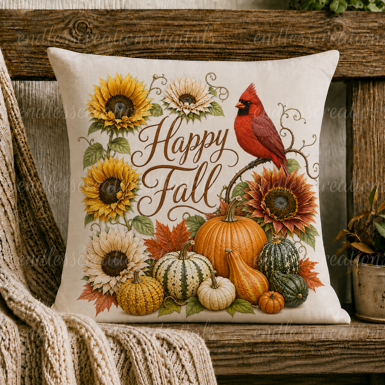 CARDINAL HAPPY FALL TRANSPARENCY BUNDLE OF 3