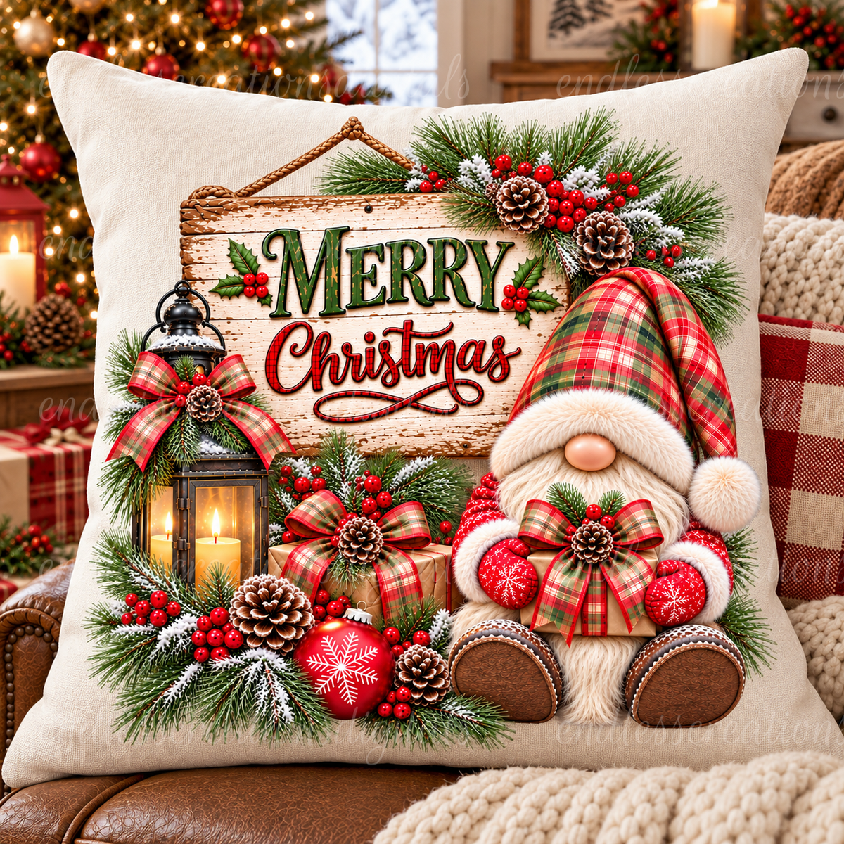 MERRY CHRISTMAS GNOME BUNDLE OF 3