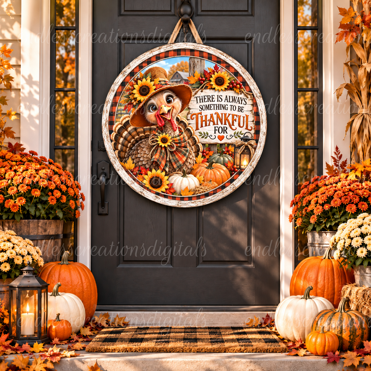 THANKFUL TURKEY ROUND ONLY