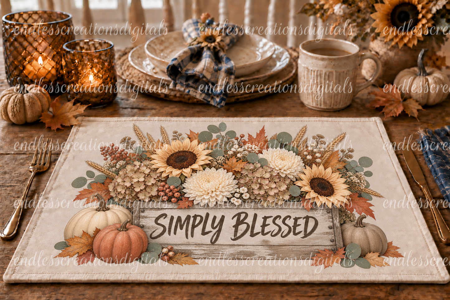 FALL SIMPLY BLESSED TRANSPARENCY