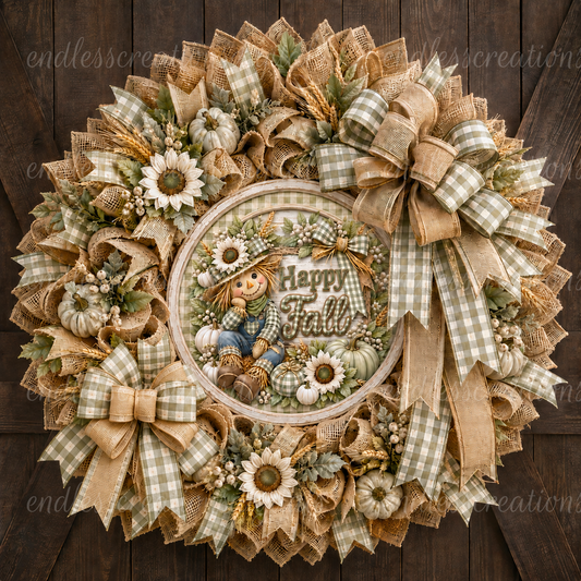 GREEN HELLO FALL ROUND ONLY