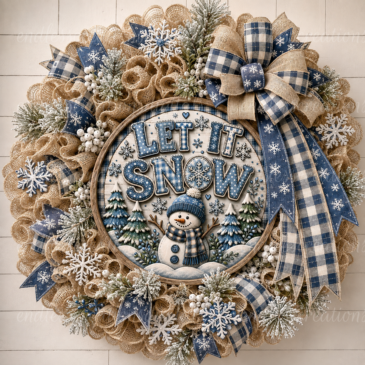 LET IT SNOW ROUND ONLY