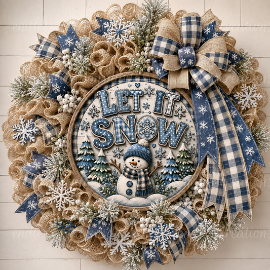 LET IT SNOW ROUND ONLY
