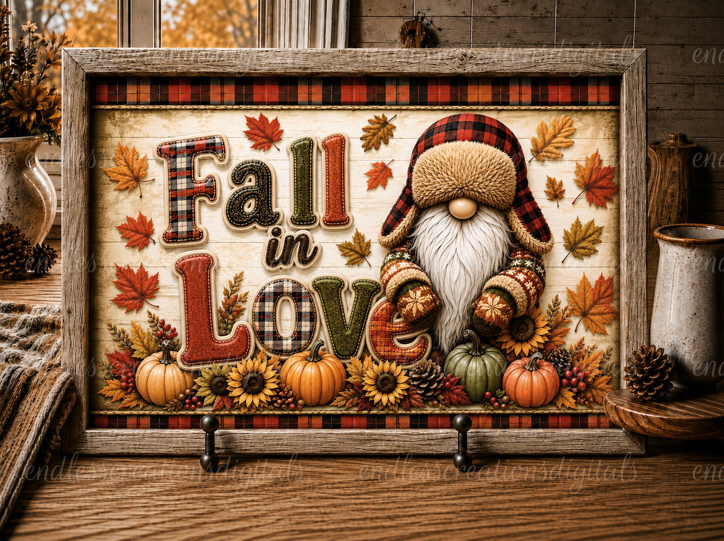 FALL IN LOVE CUTTING BOARD DESIGN