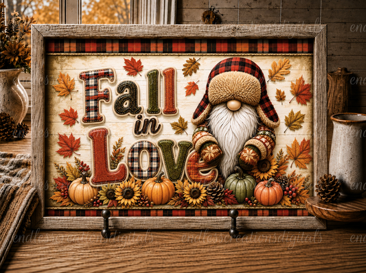 FALL IN LOVE CUTTING BOARD DESIGN