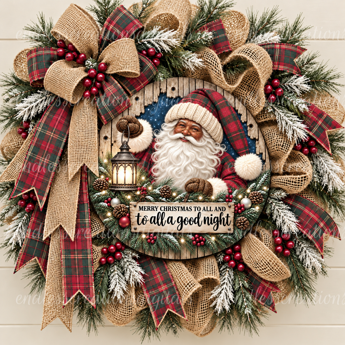 AFRICAN AMERICAN SANTA ROUND ONLY