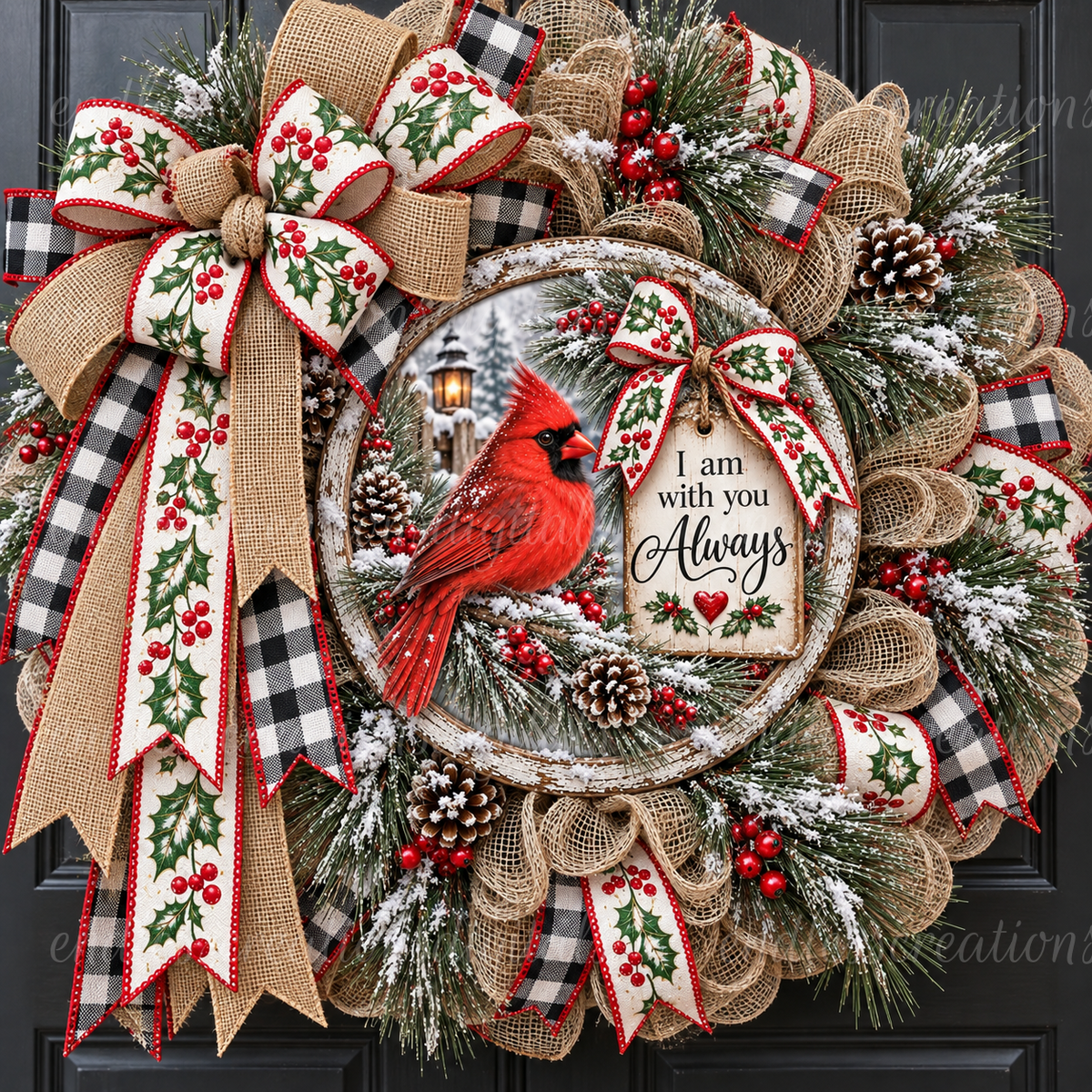 I AM ALWAYS WITH YOU CARDINAL ROUND ONLY