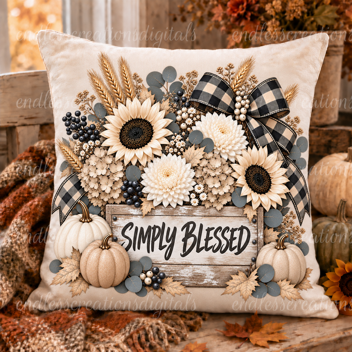 FARMHOUSE SIMPLY BLESSED TRANSPARENCY