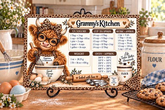 GRAMMY'S KITCHEN CONVERSION CUTTING BOARD DESIGN