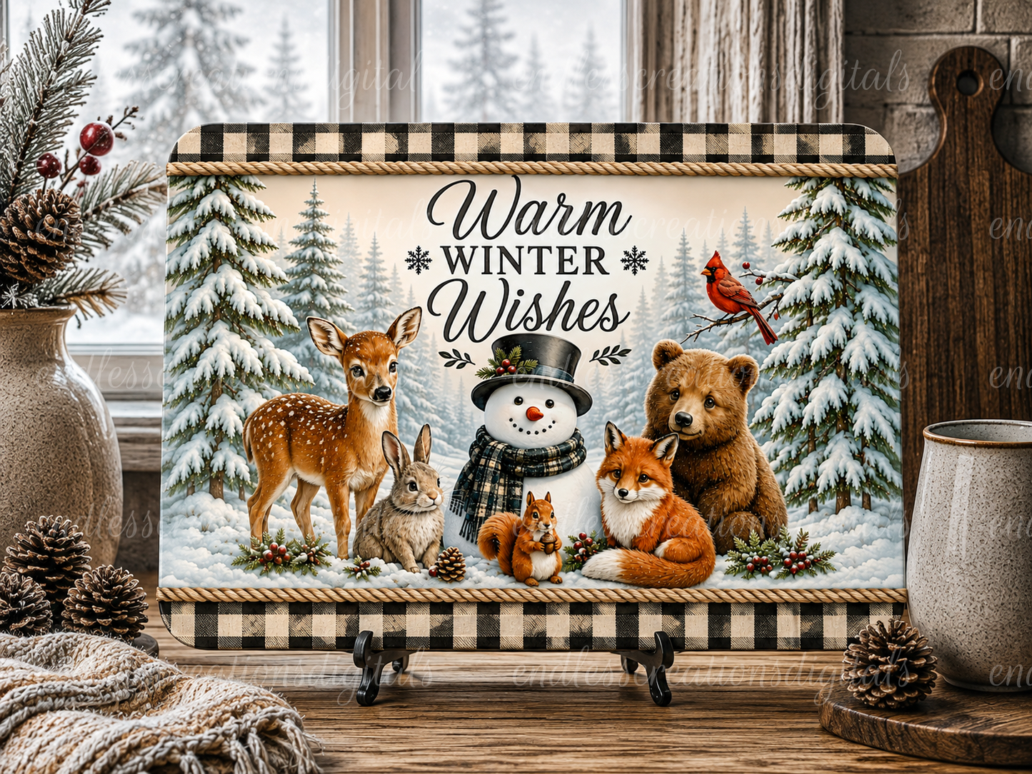WOODLANDS WARM WINTER WISHES BUNDLE OF 5
