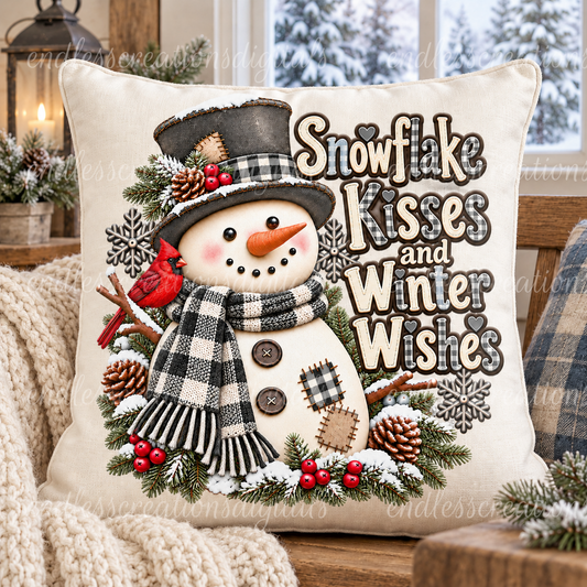 FARMHOUSE SNOWFLAKE KISSES TRANSPARENCY
