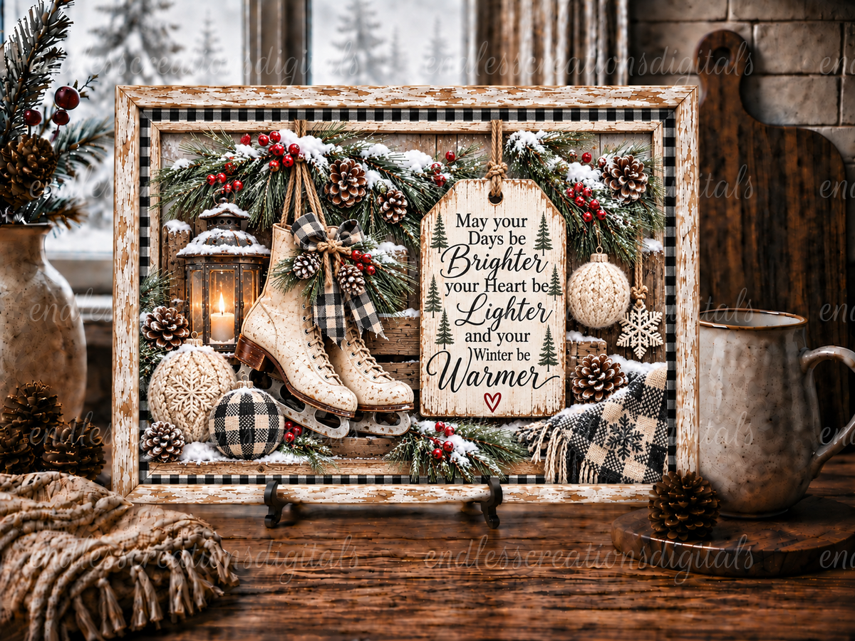 BRIGHTER DAY WINTER CUTTING BOARD DESIGN