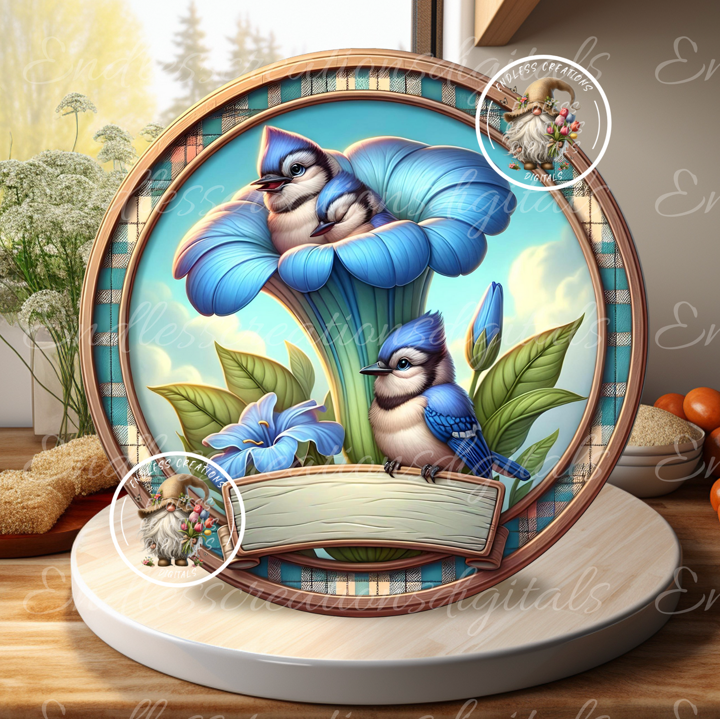 WELCOME SPRING BABY BLUE JAYS