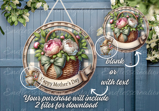MOTHERS DAY DOOR HANGER
