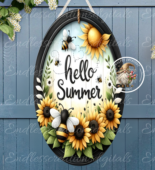 7 X 12 ALUMINUM WREATH SIGN PHYSICAL ITEM