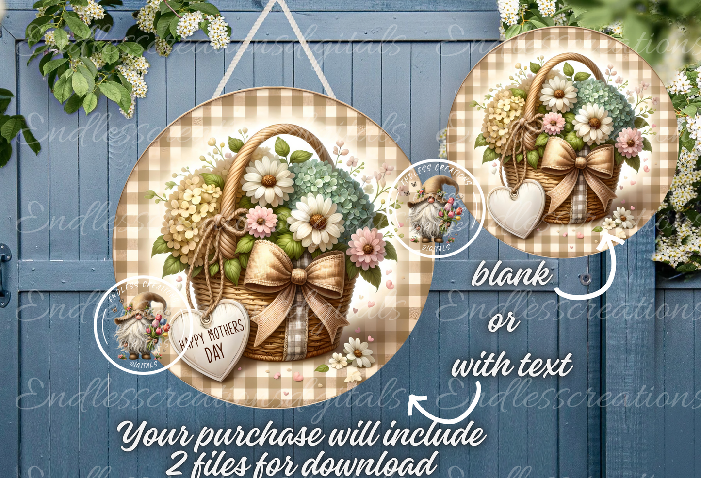 HAPPY MOTHERS DAY Floral Basket