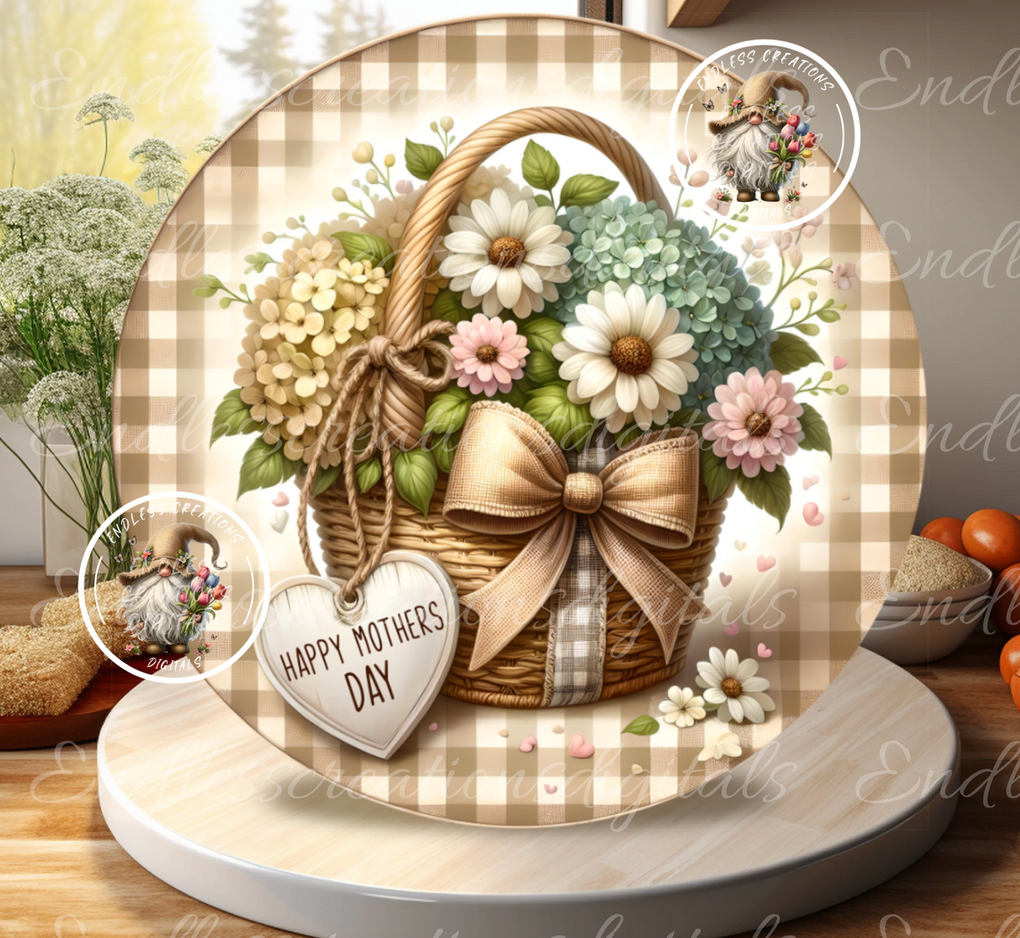 HAPPY MOTHERS DAY Floral Basket