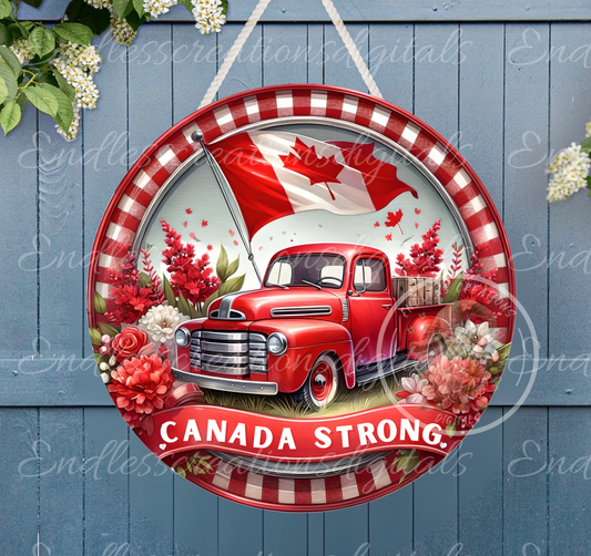 CANADA RED TRUCK PHYSICAL 10" ROUND 2 OPTIONS