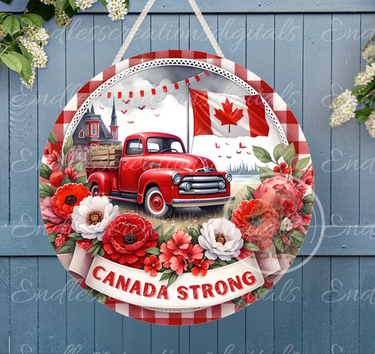 CANADA RED TRUCK PHYSICAL 10" ROUND 2 OPTIONS