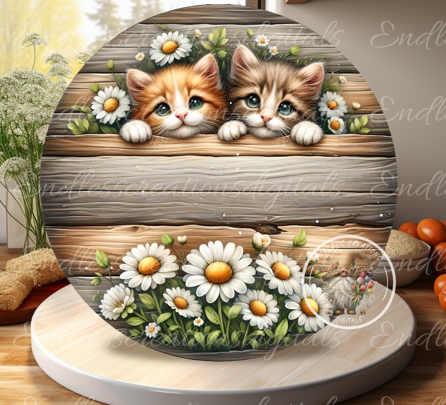 SUMMER FLORAL WELCOME KITTENS