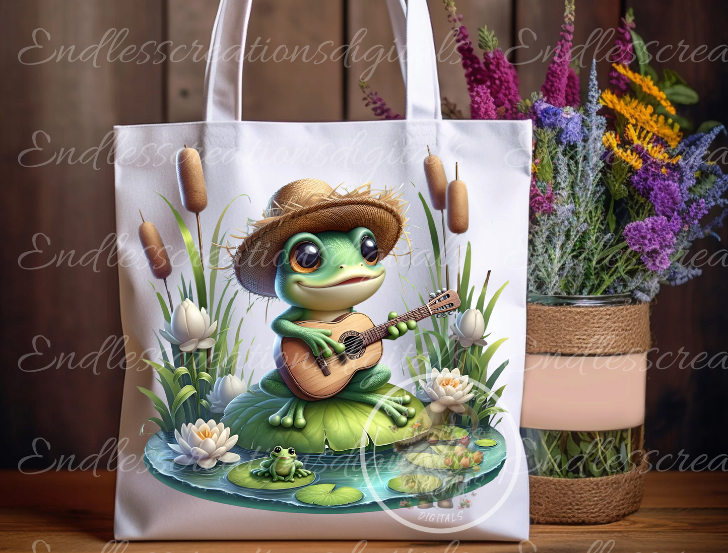 OVER THE RAINBOW FROG RECTANGLE SUMMER TRANSPARENCIES