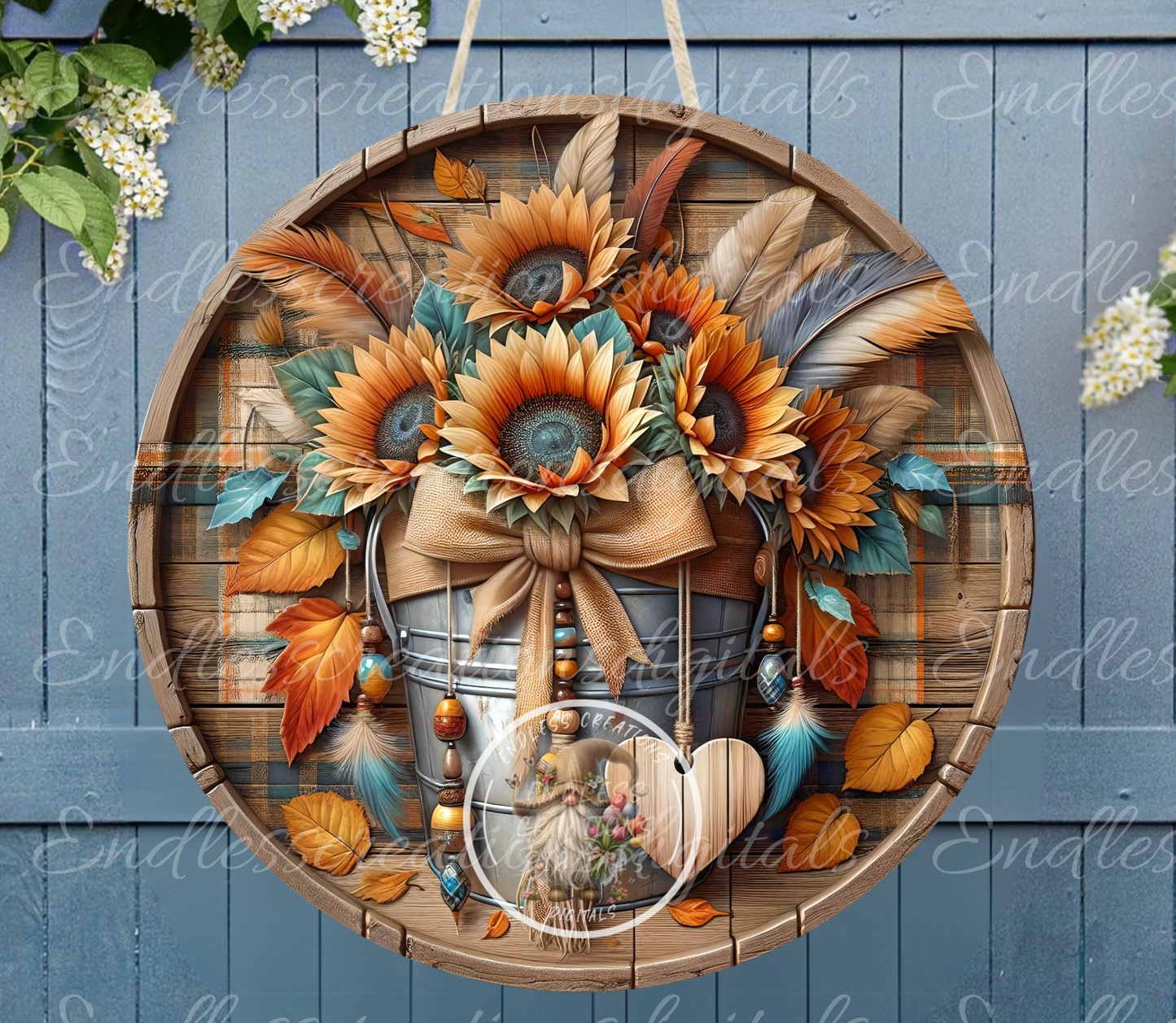 FALL NATIVE FLORAL ROUND