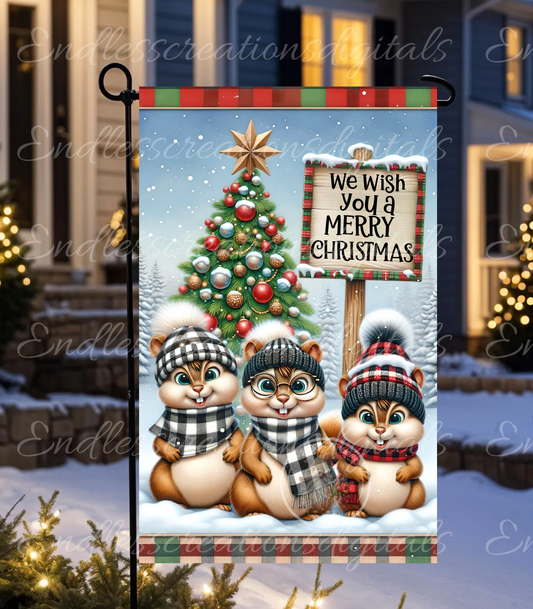 MERRY CHRISTMAS CHIPMUNKS EXCLUSIVE