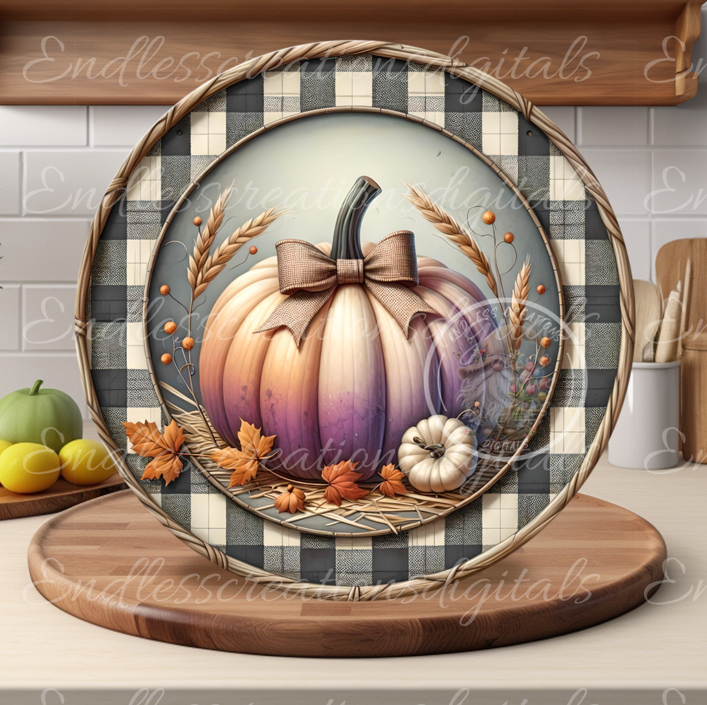 FALL PUMPKIN ROUND
