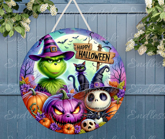 HAPPY HALLOWEEN GREEN MONSTER EXCLUSIVE