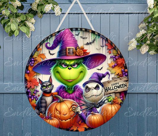 HAPPY HALLOWEEN GREEN MONSTER EXCLUSIVE