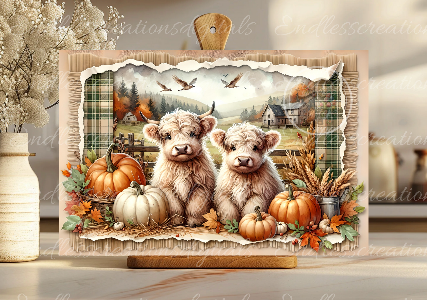 FALL BABY HIGHLANDS TIN/RECTANGLE/SLATES
