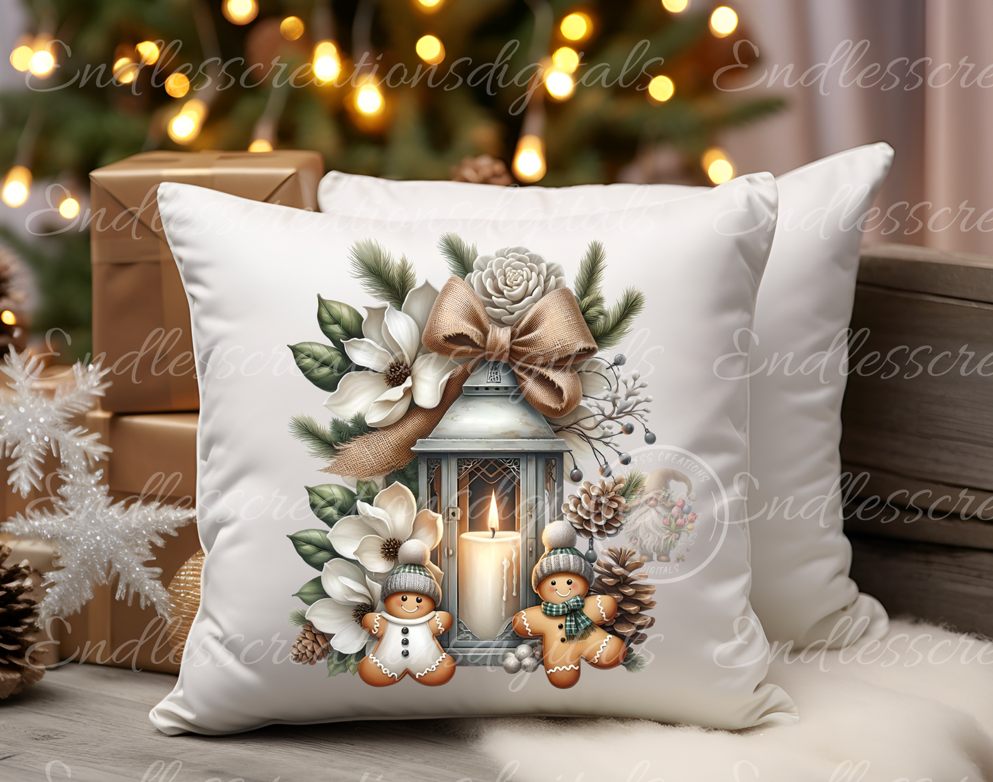 WINTER  GINGERBREAD TRANSPARENCIES